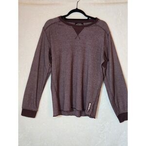 Ralph Lauren Polo Jeans Co. Authentic LongSleeve Shirt Mens Sixe Medium Burgundy